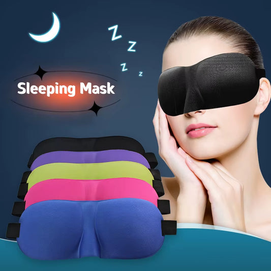 Eye Mask for Sleeping 3D Contoured Cup Blindfold Concave Molded Night Sleep Mask Block Out Light with Women Men