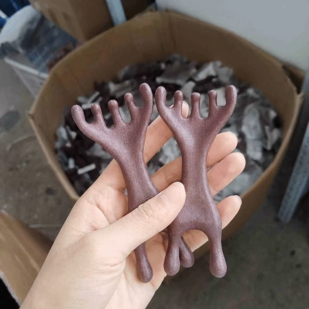 1Pc/2Pcs Double Headed Body Meridian Massage Comb Deer Antlers Sandalwood Wood Therapy Massage Comb Anti-Static Tool - Image 8