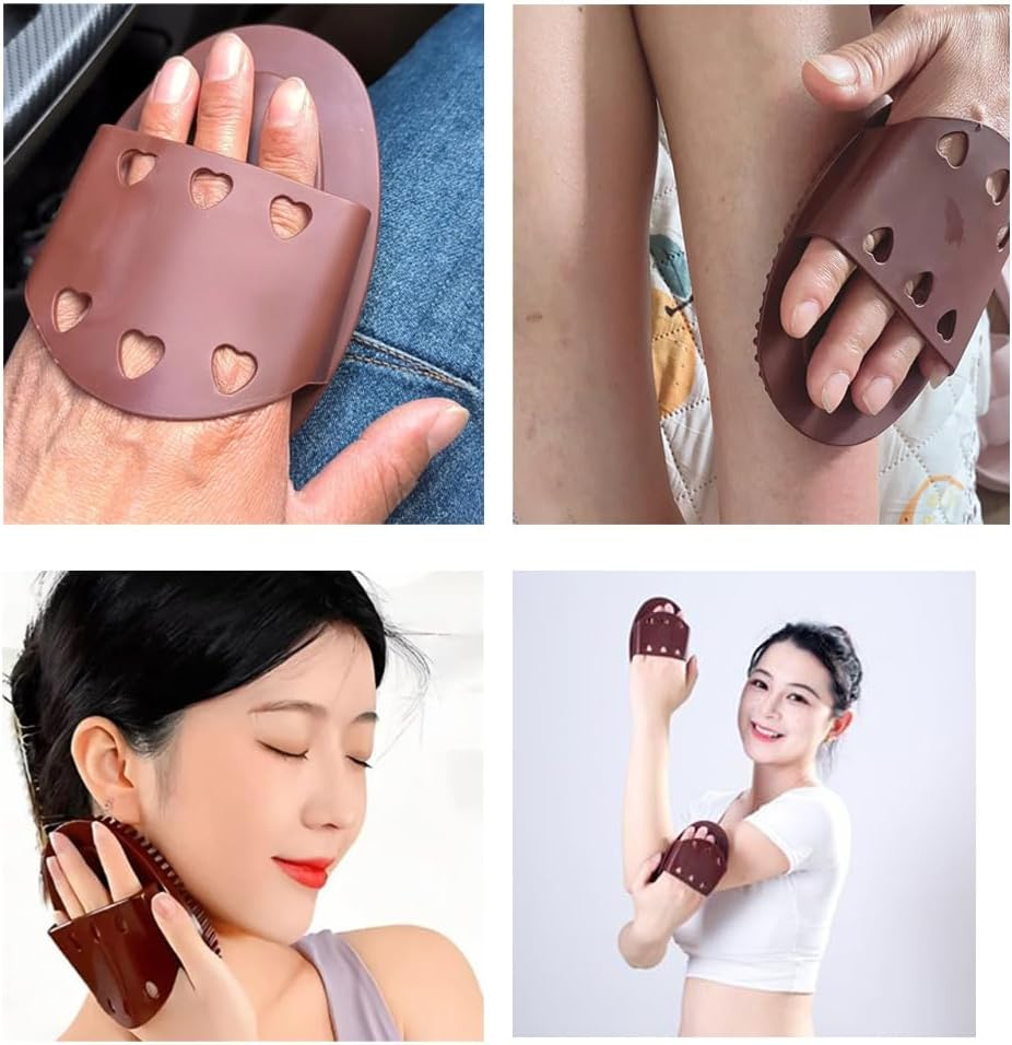 2 Pack Meridian Brush Massage Body Brush Essential Oil Applicator Tool for Lymphatic Drainage Massage Oil Application Absorption Scalp Full Body Relaxation Muscle Tension Relief Massage Therapy - Image 7